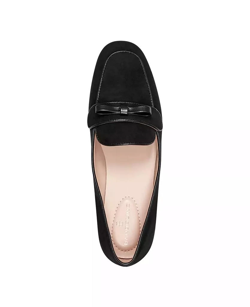 Bandolino Women's Meonna Square Toe Bow Detail Loafers 4