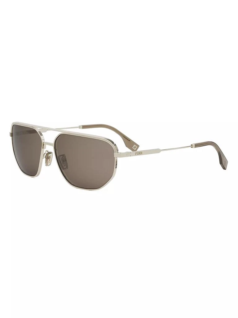 Fendi Fendi Travel 61MM Rectangular Sunglasses 1