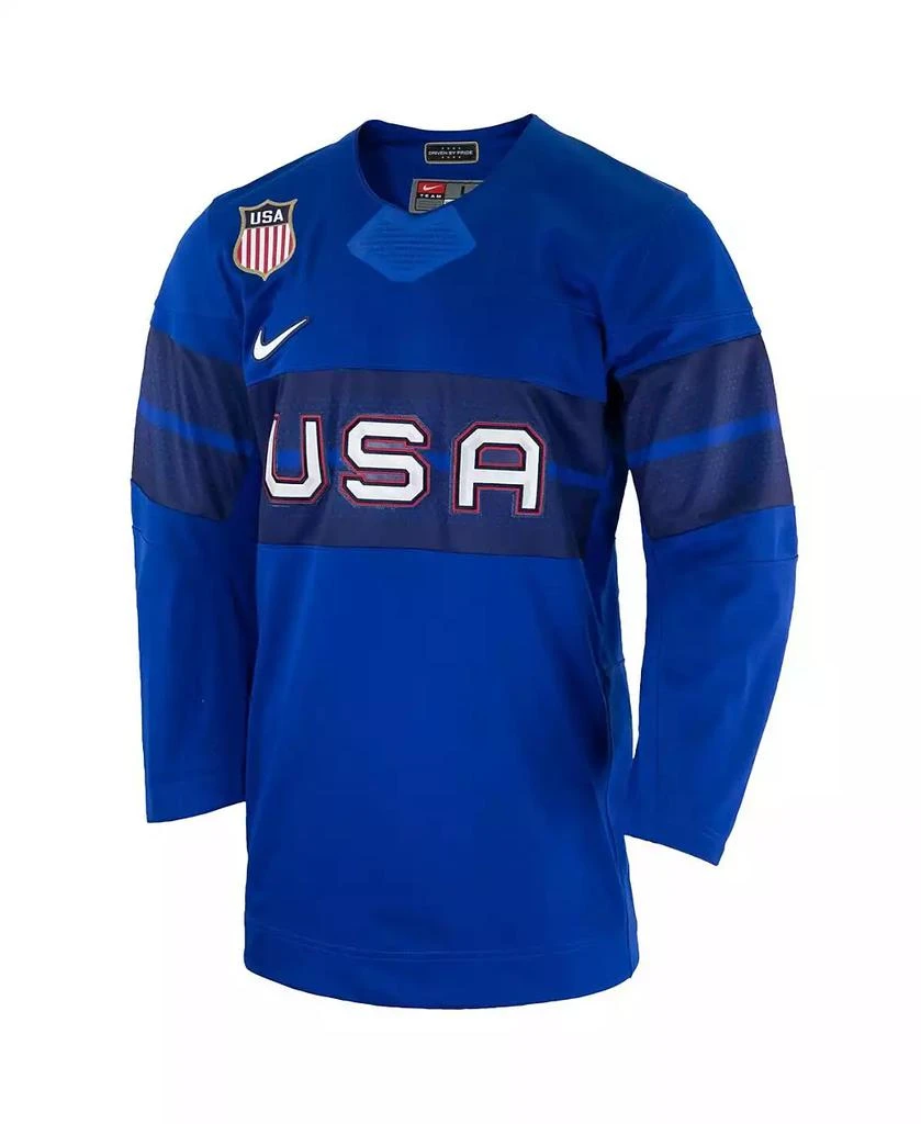 NIKE Men's Royal Team USA Hockey 2022 Winter Olympics Collection Jersey 2
