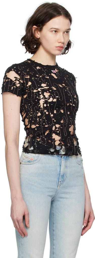 Diesel Black T-Uncyna T-Shirt 2