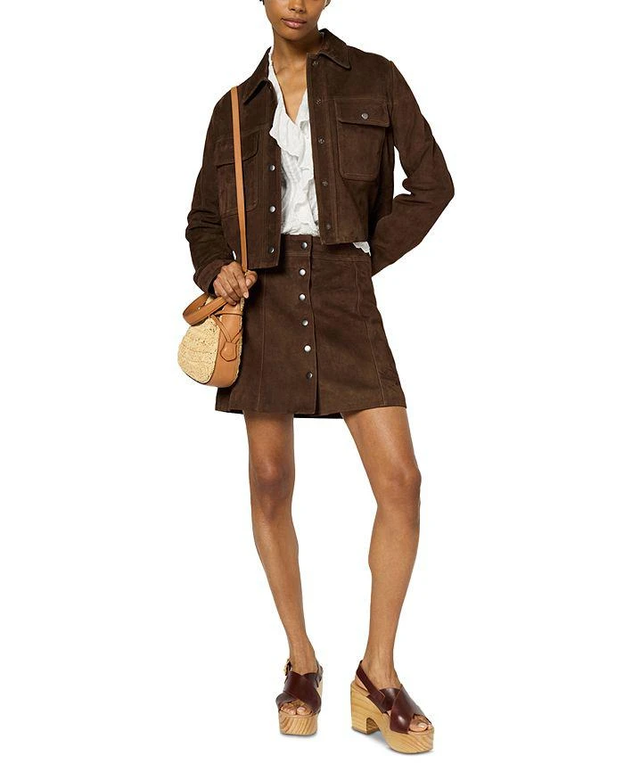 Gerard Darel Rosalia Suede Jacket 4