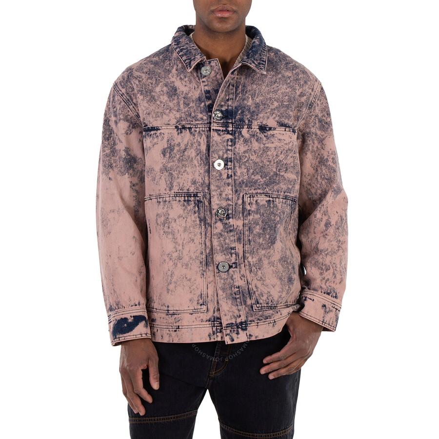 Etudes Hopper Overdye Denim Pink Shirt Jacket