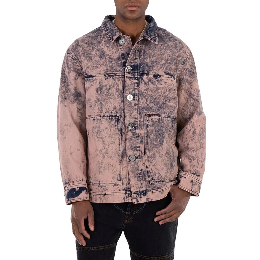 Etudes Hopper Overdye Denim Pink Shirt Jacket 2