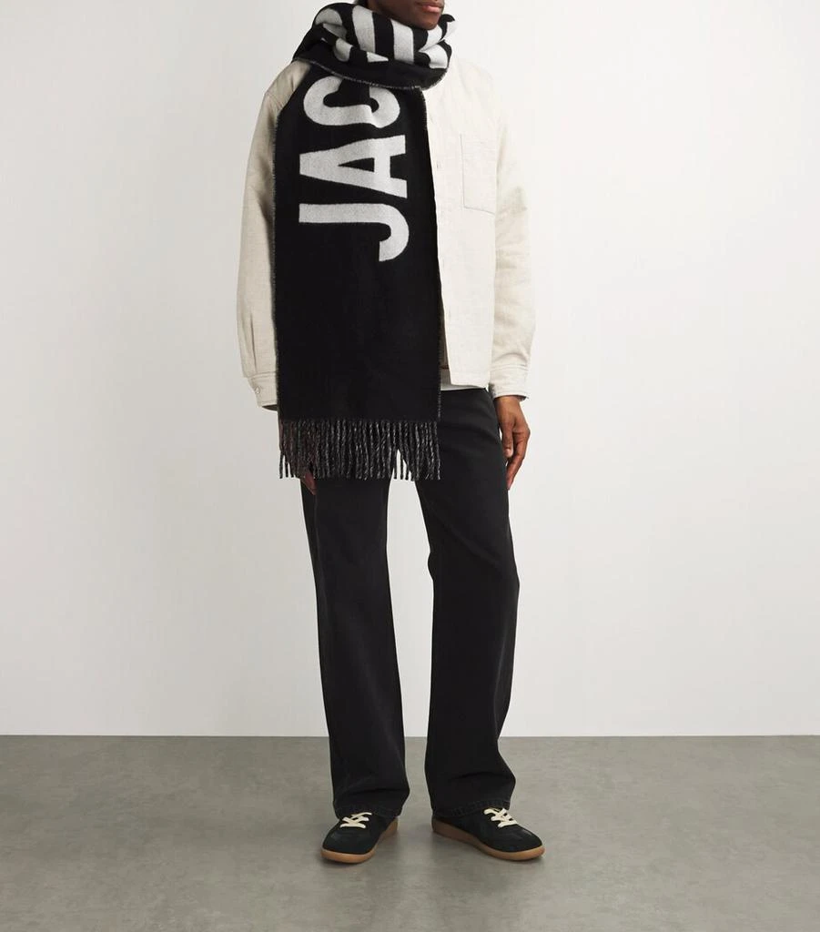 Jacquemus Virgin Wool Logo Scarf 3