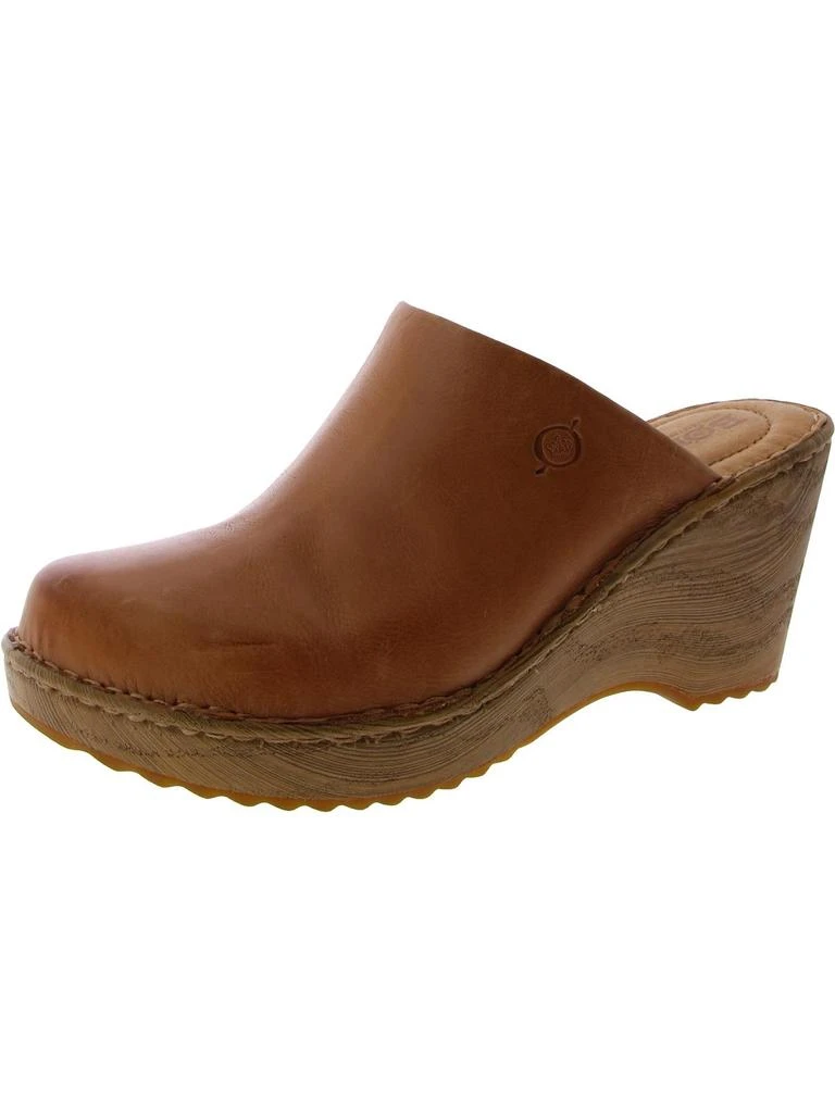Born KHELL 21 Womens Leather Round toe Clogs 1