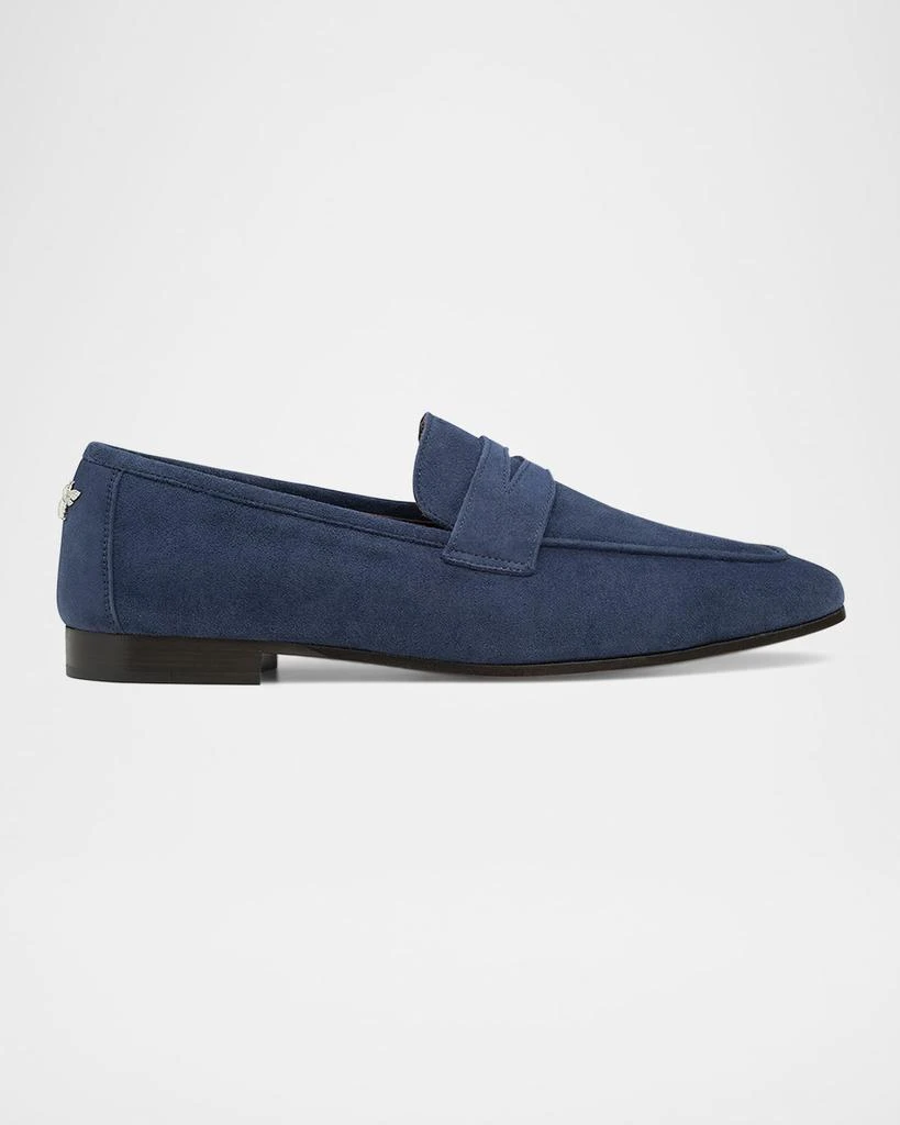 Bougeotte Flaneur Suede Penny Loafers 1