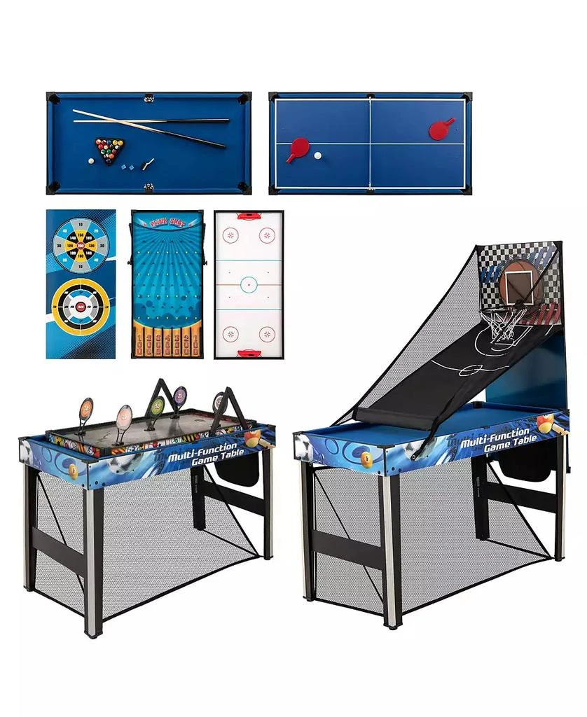 Mecale 10-in-1 Multi-Game Table Set with Table Tennis, Basketball 
Soccer