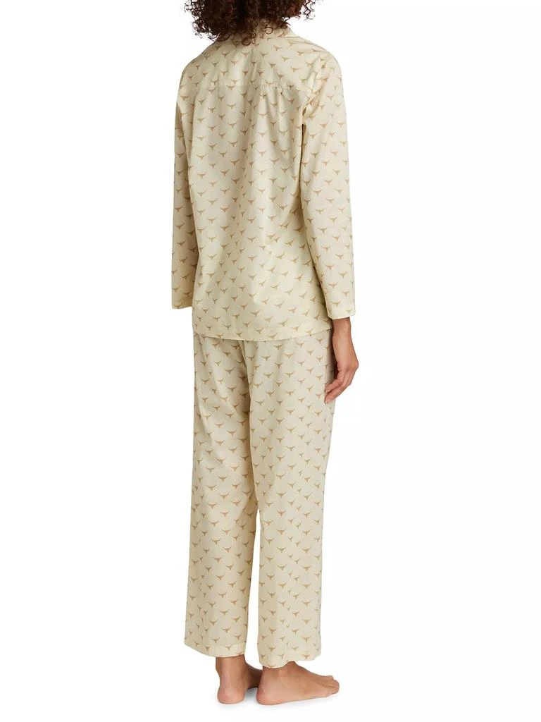 Pour Les Femmes Long Horn Cotton Pajamas 5