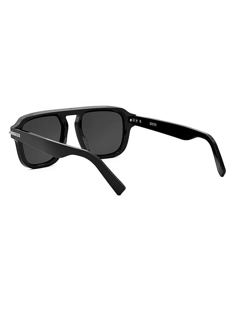 Dior DiorBlackSuit S15I 44MM Rectangular Sunglasses 4