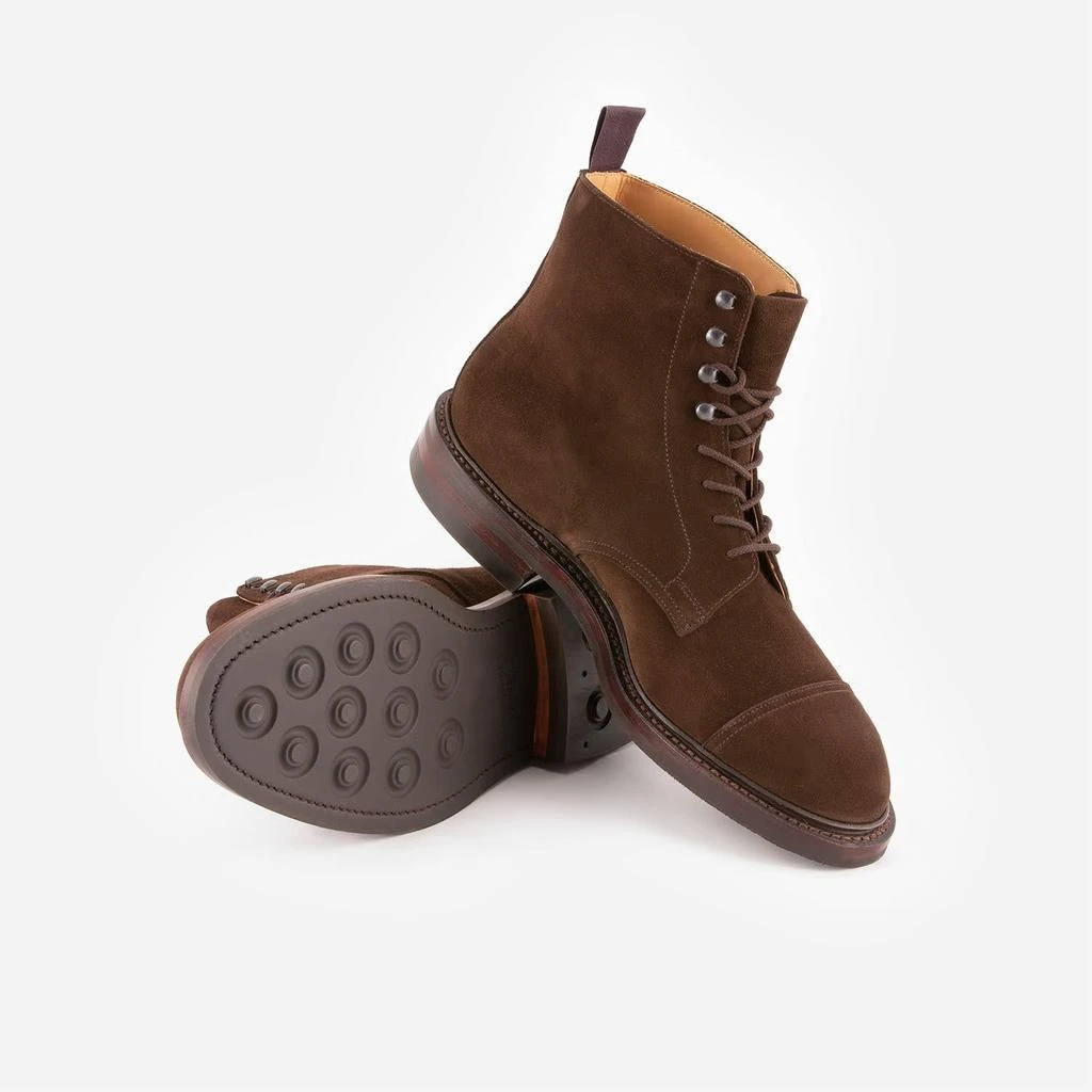 Crockett & Jones Coniston Dark Brown Suede Derby Boot 4
