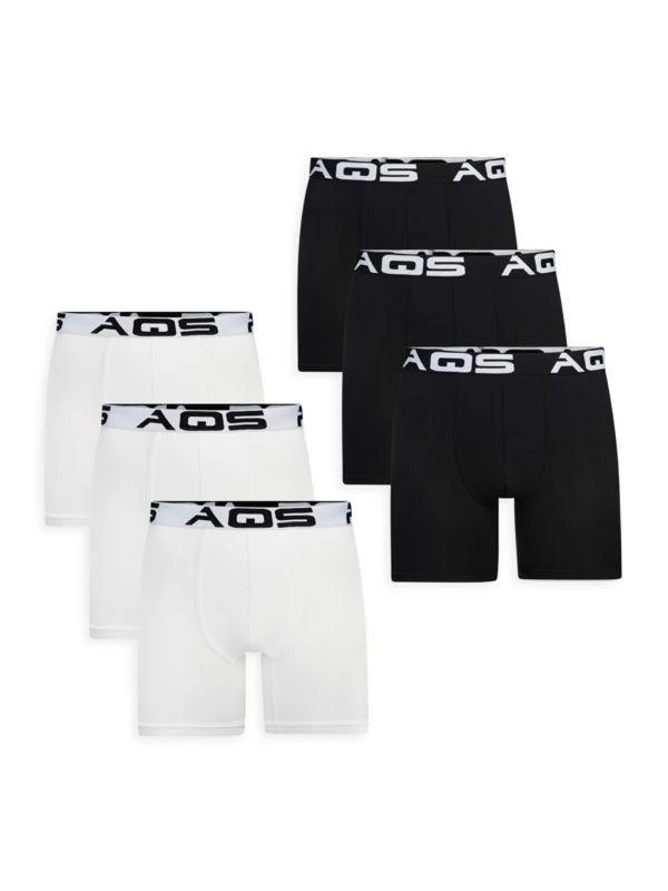 AQS 6-Pack Assorted Boxer Briefs 1