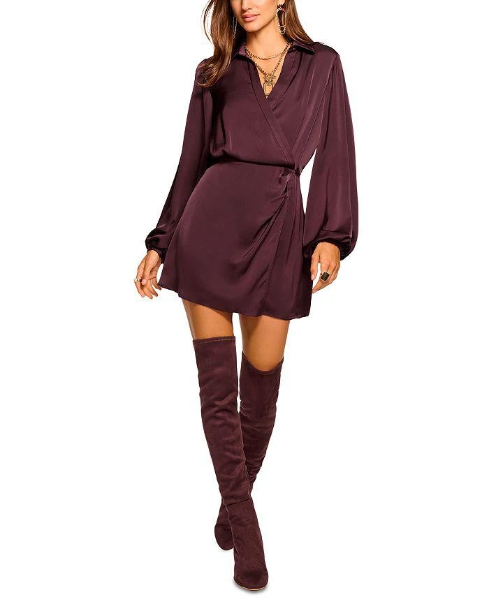 knee length dresses for ladies Caroline Constas Calla Polka Dot Gathered Mini Dress