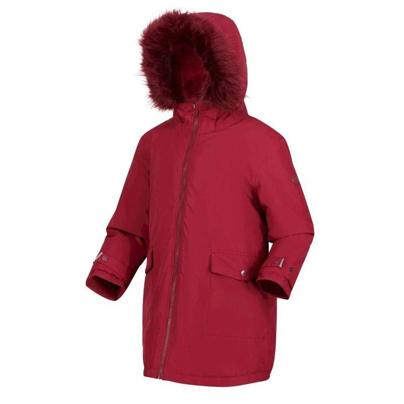 Regatta Childrens/Kids Adelyn Waterproof Parka Dark Pimento 2