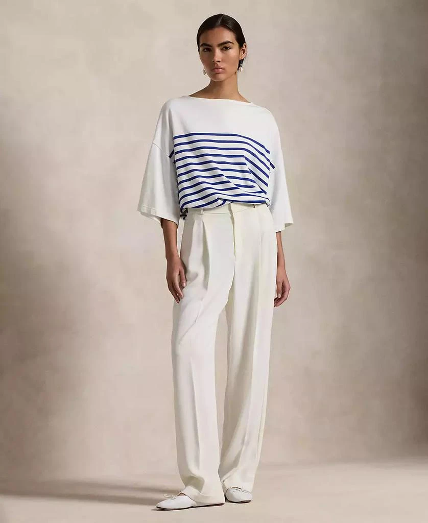 Ralph Lauren Women's Striped Boatneck Mariner Tee 1