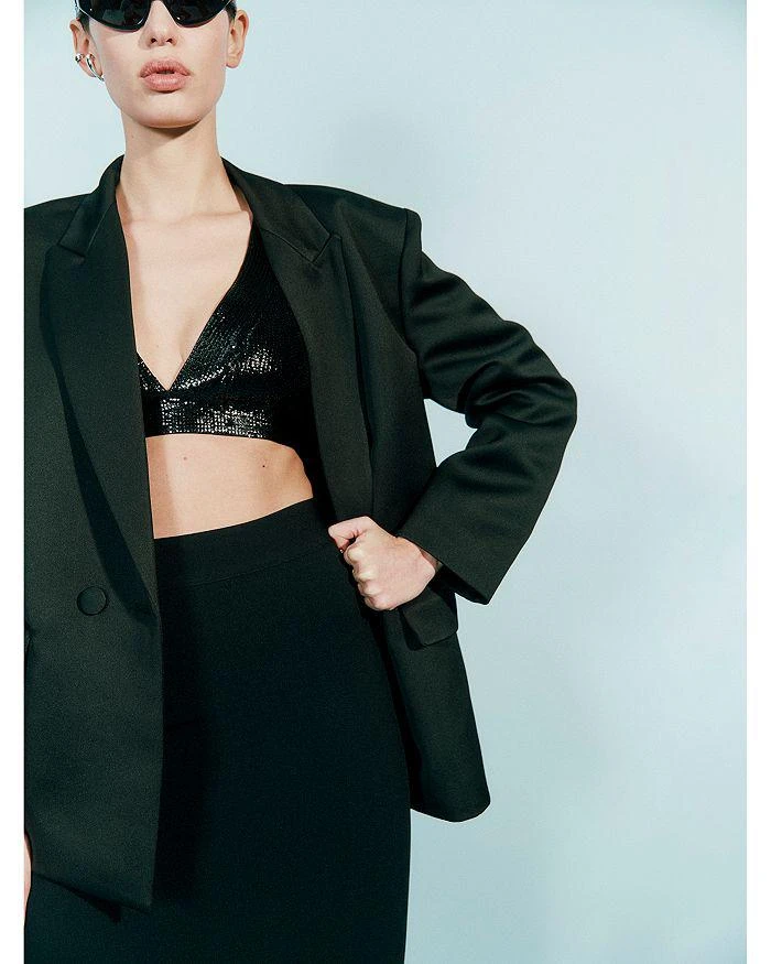 Herve Leger The Teri Sequined Bra Top 3