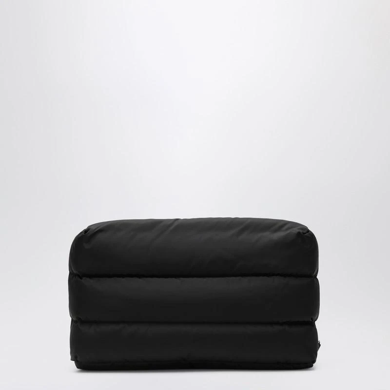 Moncler Caradoc beauty case in quilted black nylon 3