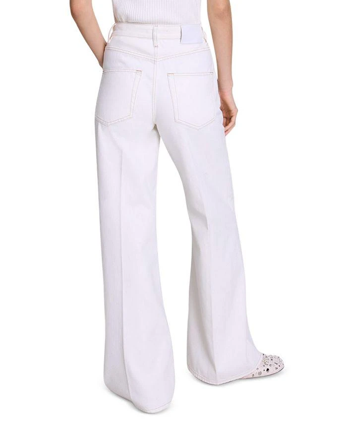 Maje Ploom Jeans in White 3