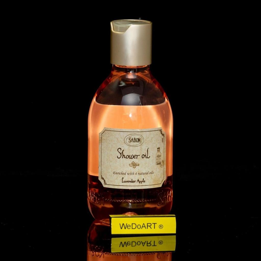 Sabon 10.1 oz Shower Oil - Lavender Apple Plastic Bottle