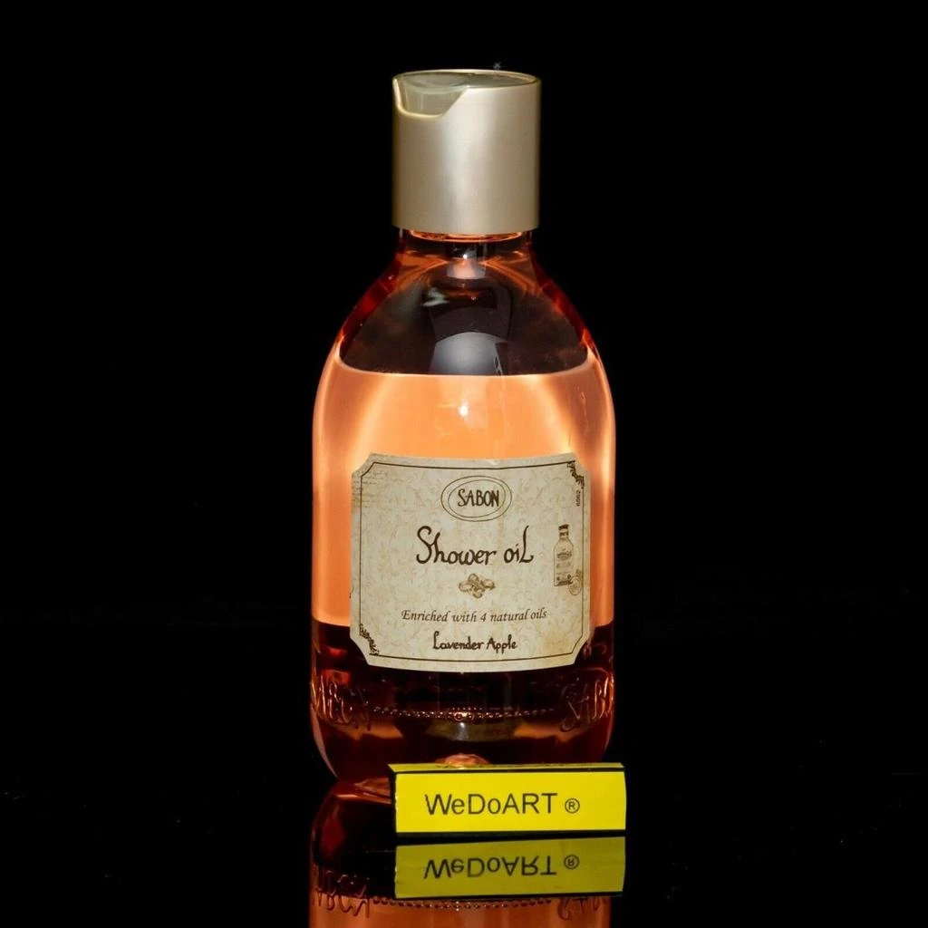 Sabon 10.1 oz Shower Oil - Lavender Apple Plastic Bottle 1