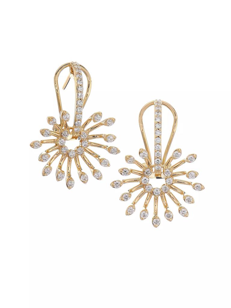 HUEB Luminus Diamond & 18K Yellow Gold Earrings