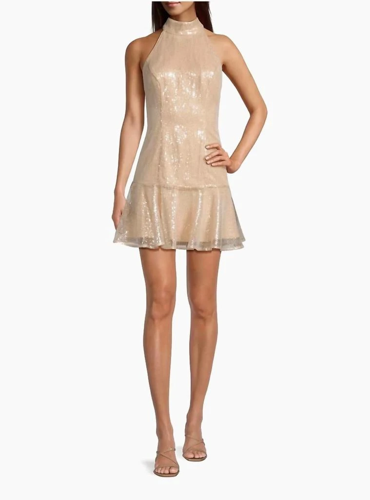 Rochel Sequin Dress In Gold  On Sale Now with Up to 59% Off | Discover  Exclusive Deals & Savings at BeyondStyle  Authentic Milly women|clothing| dresses with Limited-Time Discounts, Free Shipping, and