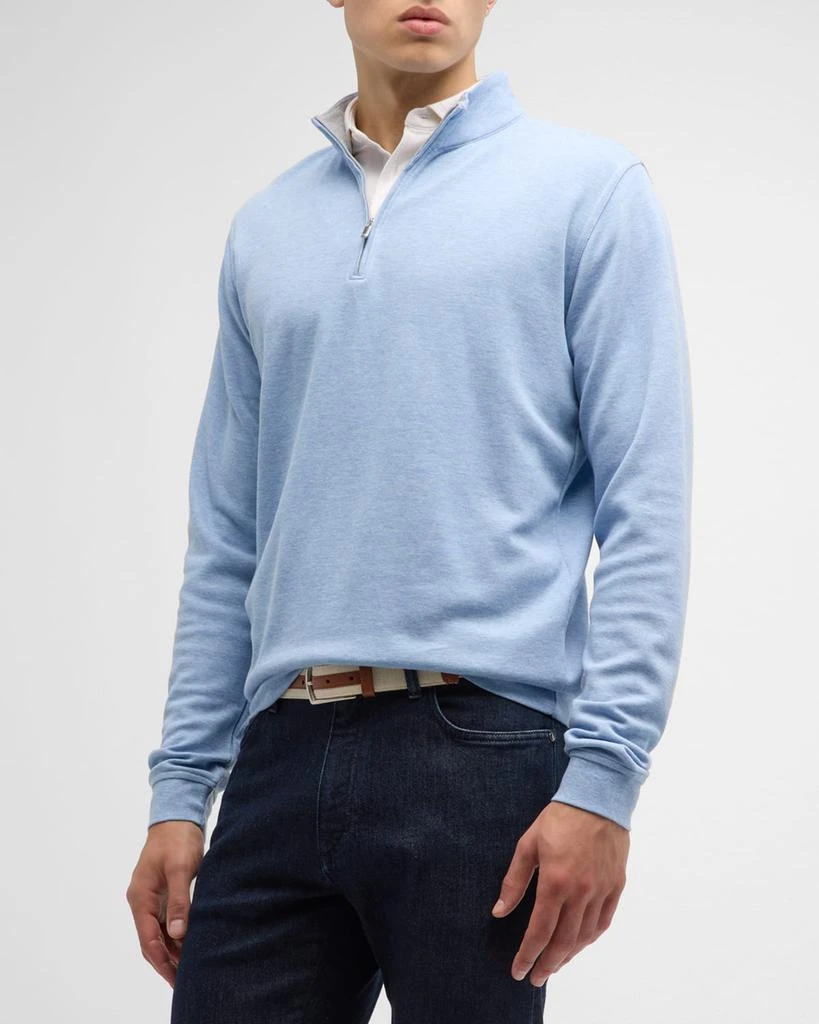 Peter Millar Men's Crown Comfort Quarter-Zip Sweater 4