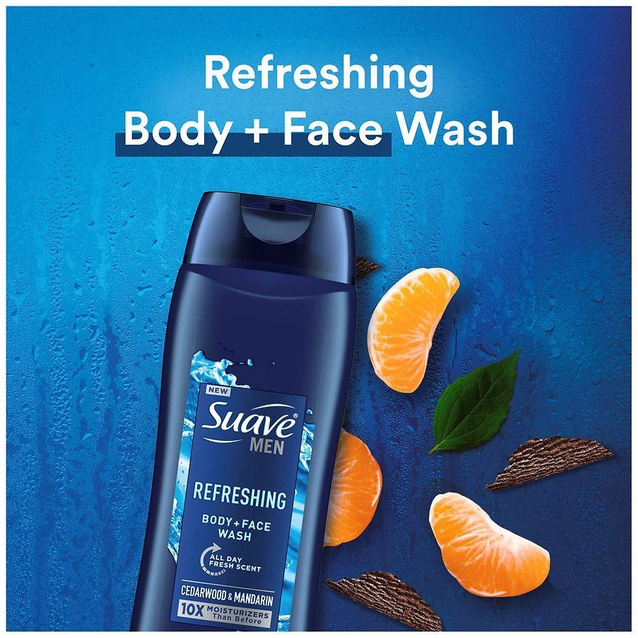 Suave Refreshing Body Wash Cedarwood & Mandarin 5