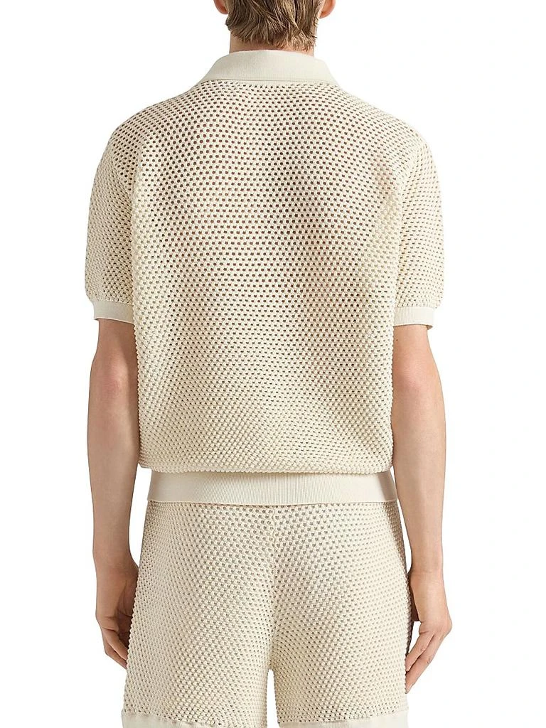 Givenchy Polo Shirt in Crochet 3