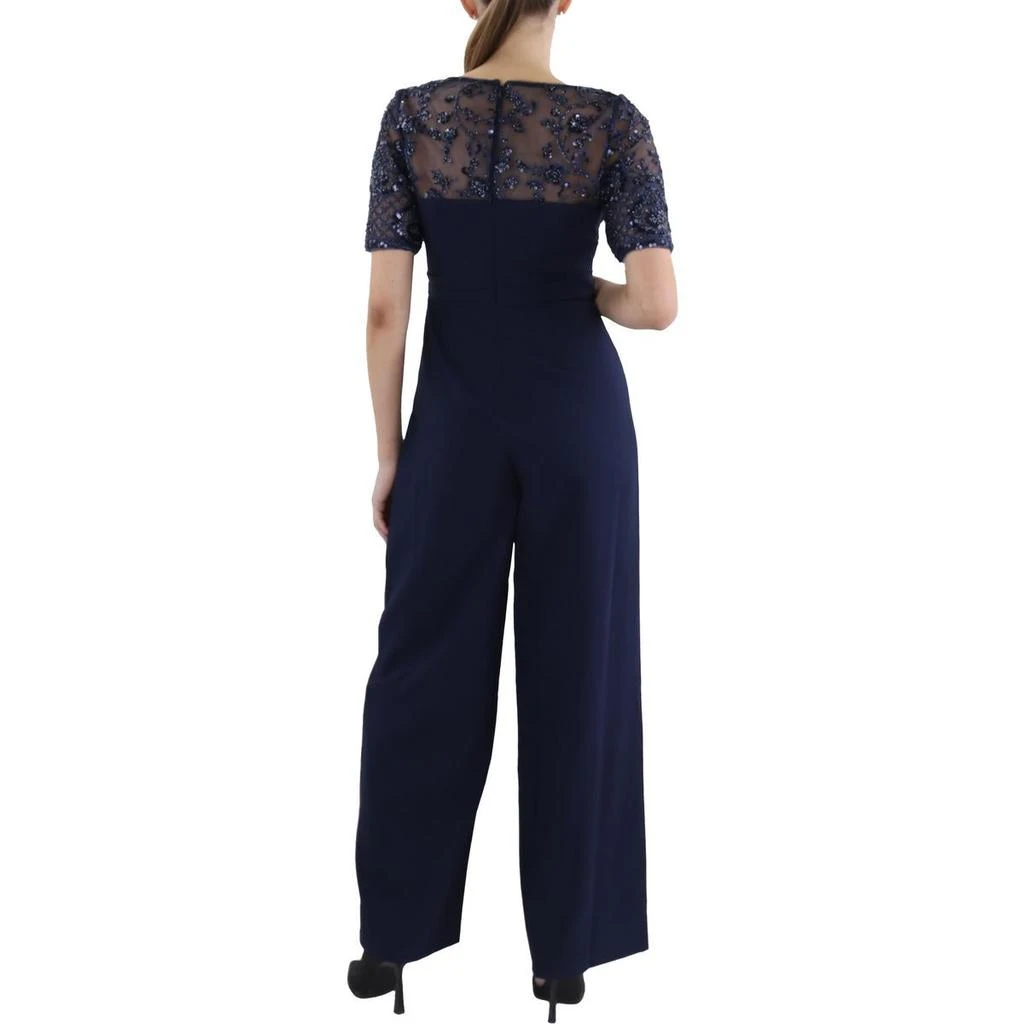 JS Collections IDA Palazzo Womens High Waist Short Sleeve Jumpsuit 2