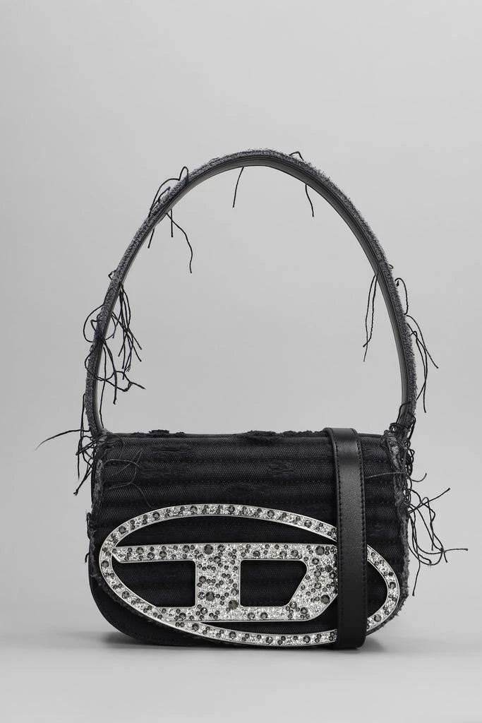 Diesel 1dr Hand Bag In Black Cotton 1