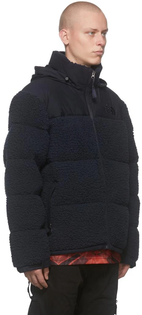 The North Face Navy Down Sherpa Nuptse Jacket 2