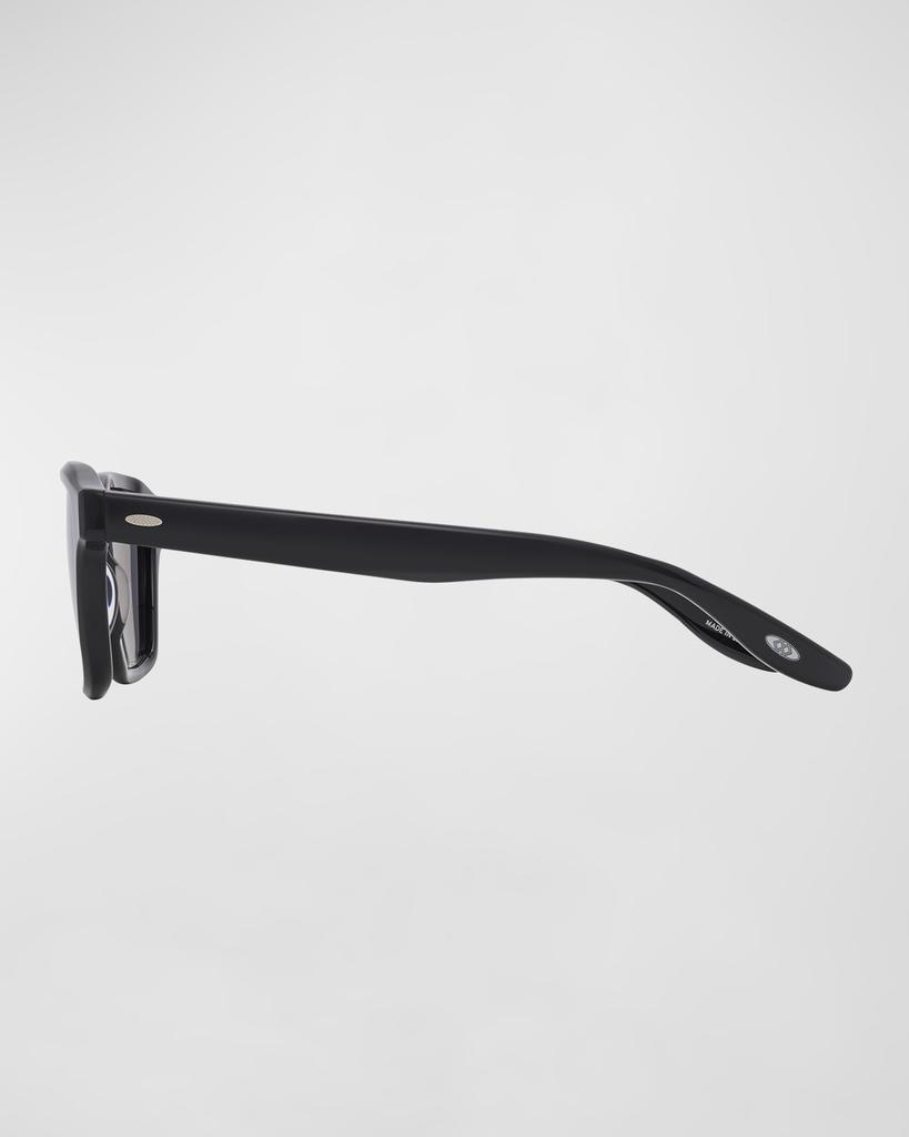 Barton Perreira Men's Winton Acetate Square Sunglasses