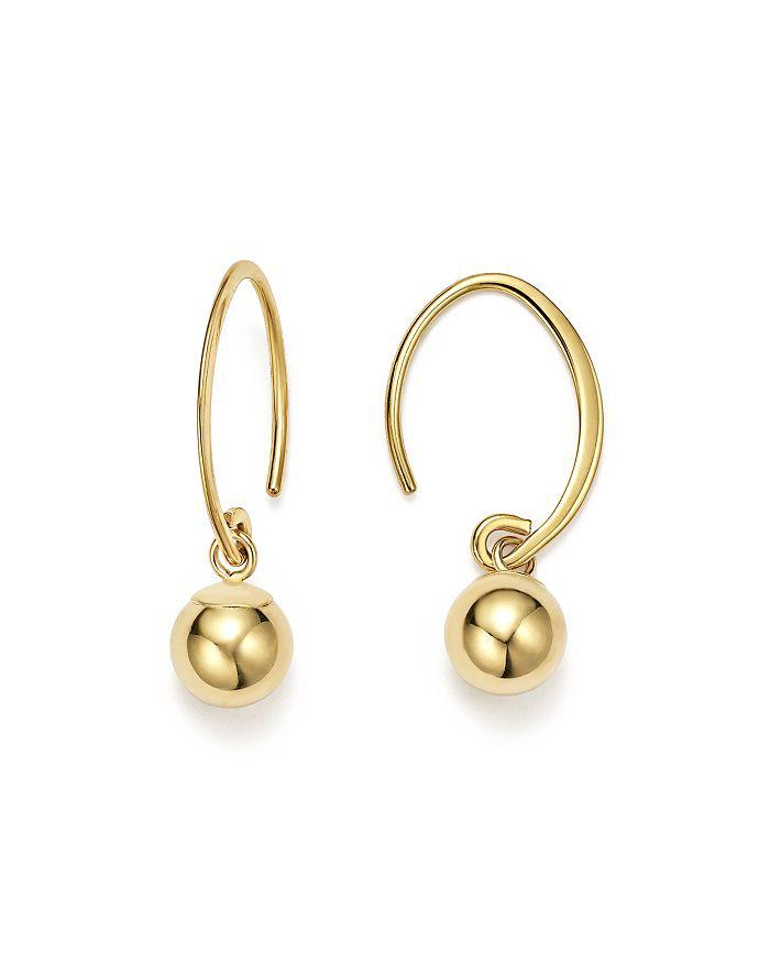 Bloomingdale
s 14K Yellow Gold Ball Drop Earrings