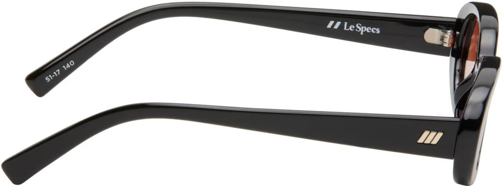 Le Specs SSENSE Exclusive Black 'Outta Love' Sunglasses 2