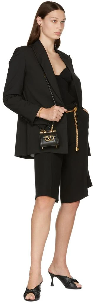 Valentino Black Micro Rockstud Alcove Bag 7