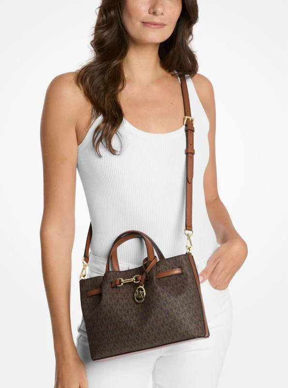 Michael Kors Carson Small Signature Logo Satchel 3