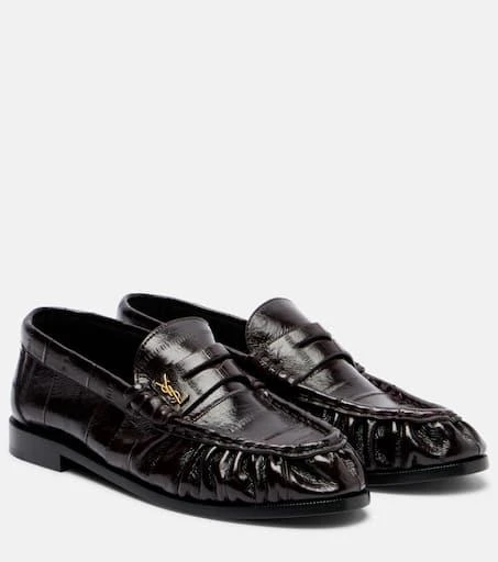 YVES SAINT LAURENT black patent leather loafers Patent leather loafers - YSL - Men main image 4