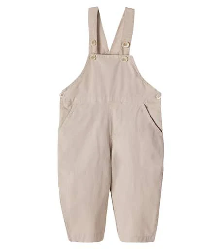 1 + in the Family Baby Pals poplin overalls
