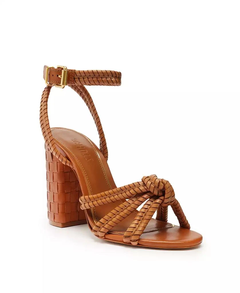 Schutz Women's Kareena Woven Block Heel Sandals 1