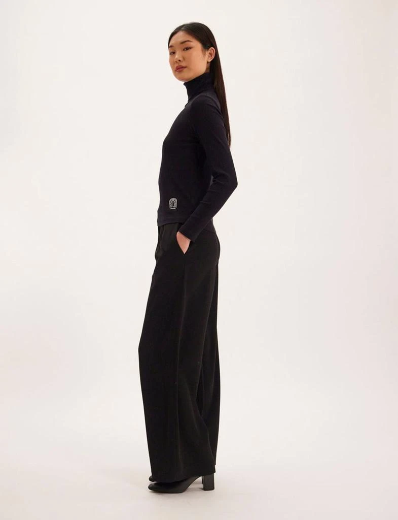 INES DE LA FRESSANGE PARIS Matthieu black turtleneck top 3