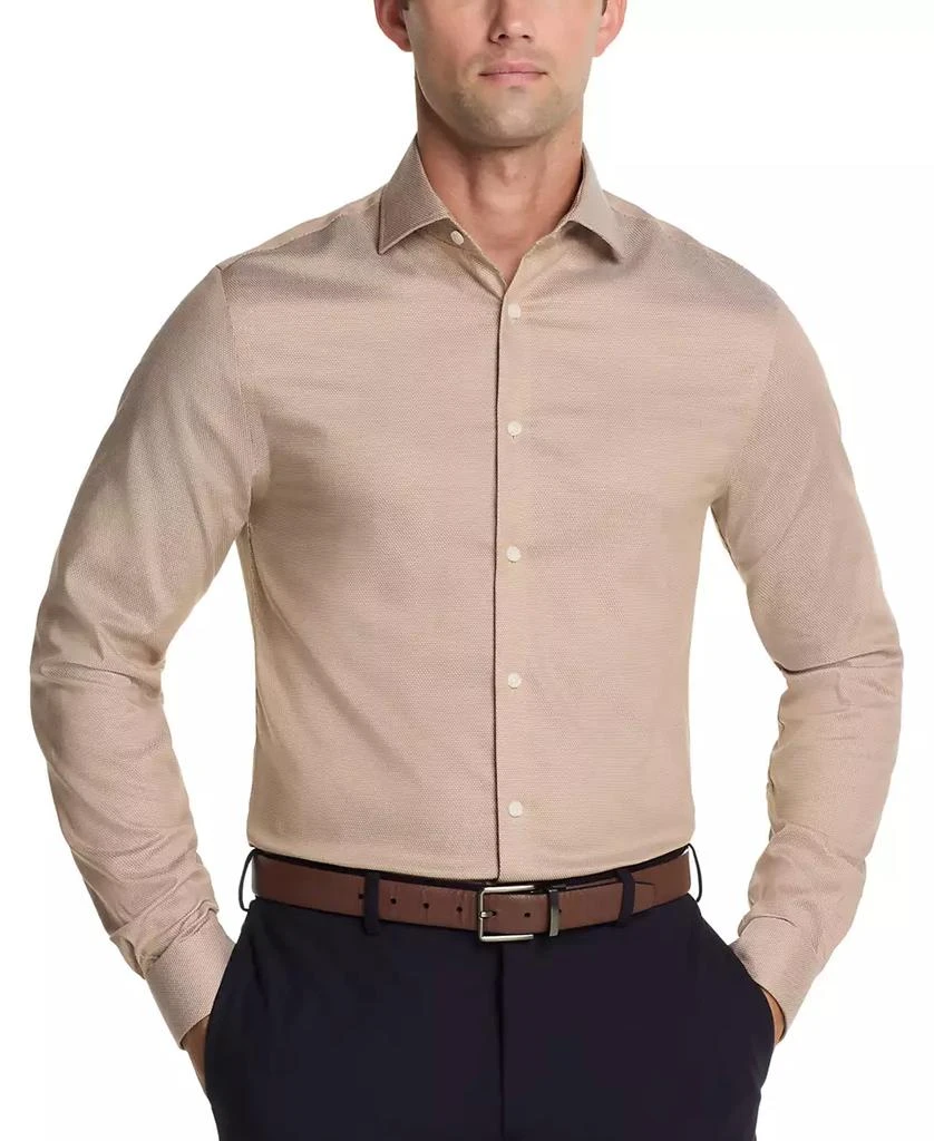 Michael Kors Men's Slim Fit Comfort Stretch Solid Dress Shirt 1