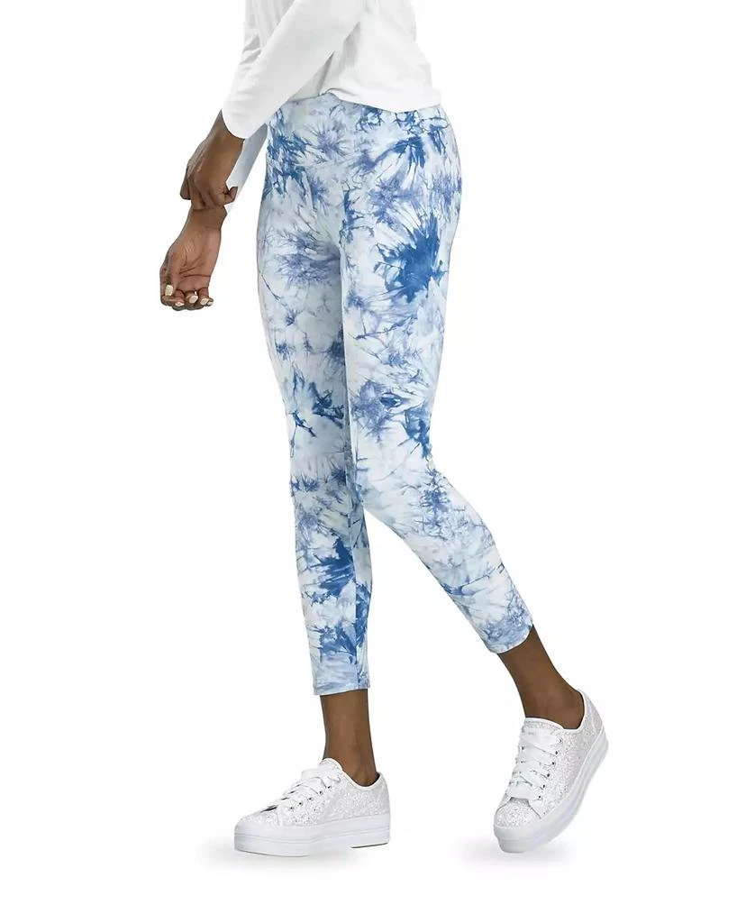 Hue Active Tonal Tie Dye Skimmer Cropped Leggings 1