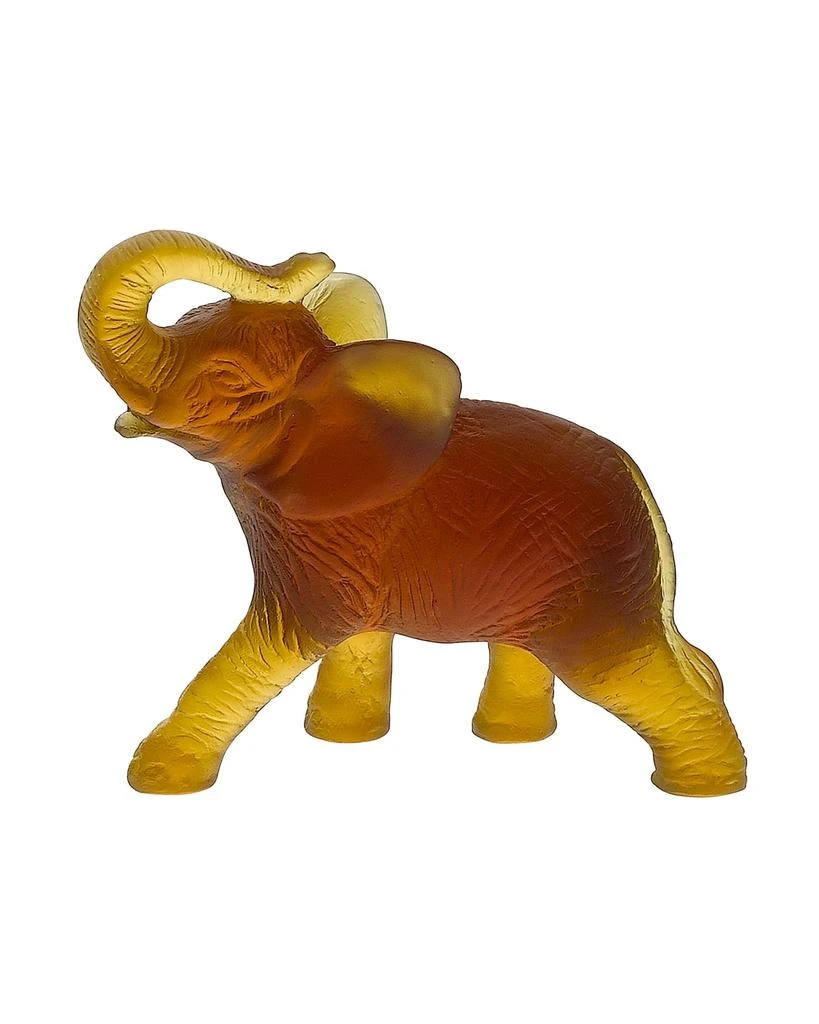 Daum Small Amber Elephant 1