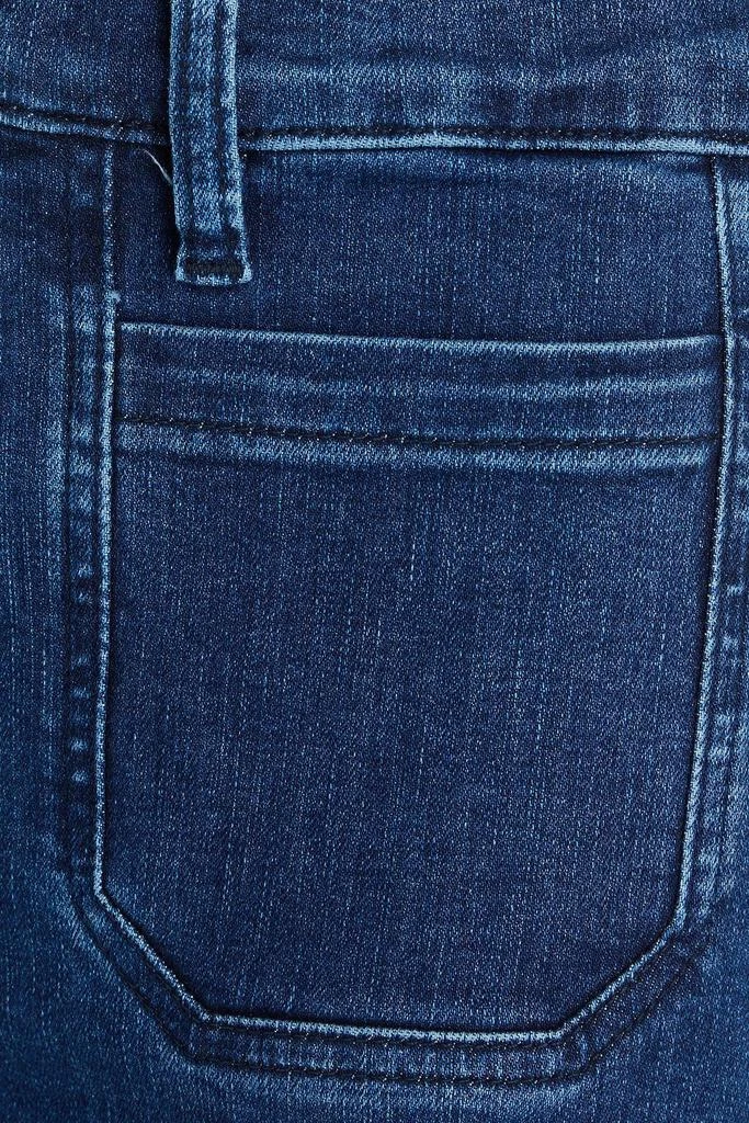 FRAME Le Slim Palazzo high-rise wide-leg jeans 4