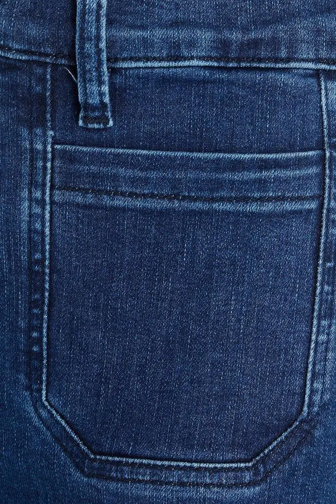 FRAME Le Slim Palazzo high-rise wide-leg jeans 4