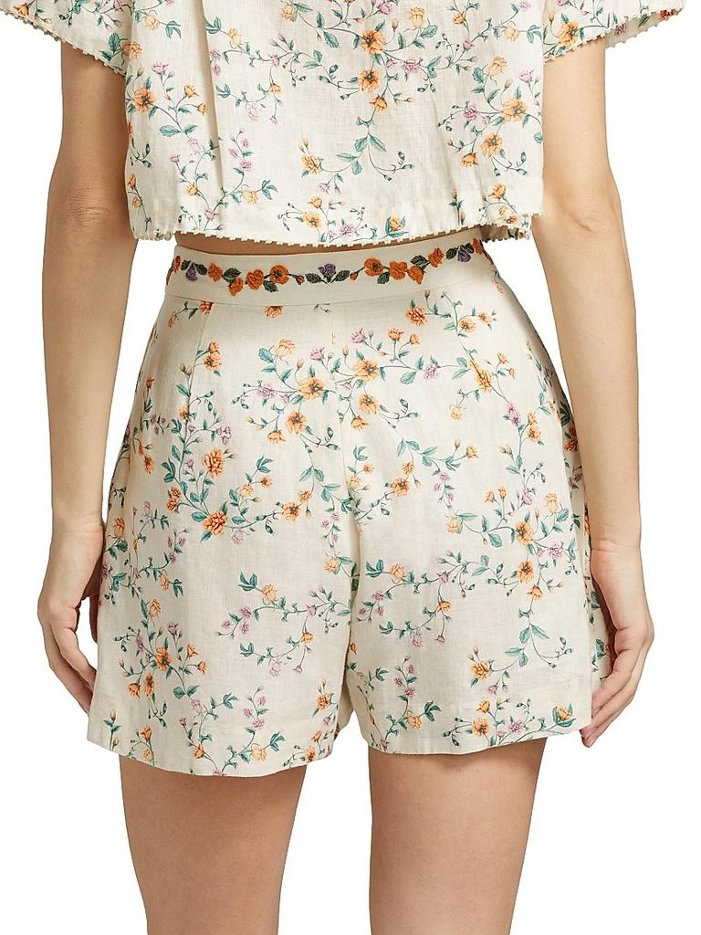 Agua by Agua Bendita Maratea Chinesis Linen Shorts 5