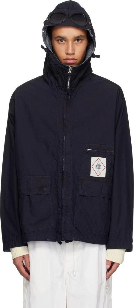 C.P. Company Indigo 50 Fili Goggle Jacket 1