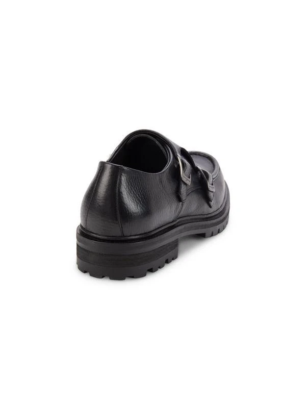 Karl Lagerfeld Paris Leather Double Monk Strap Shoes 3