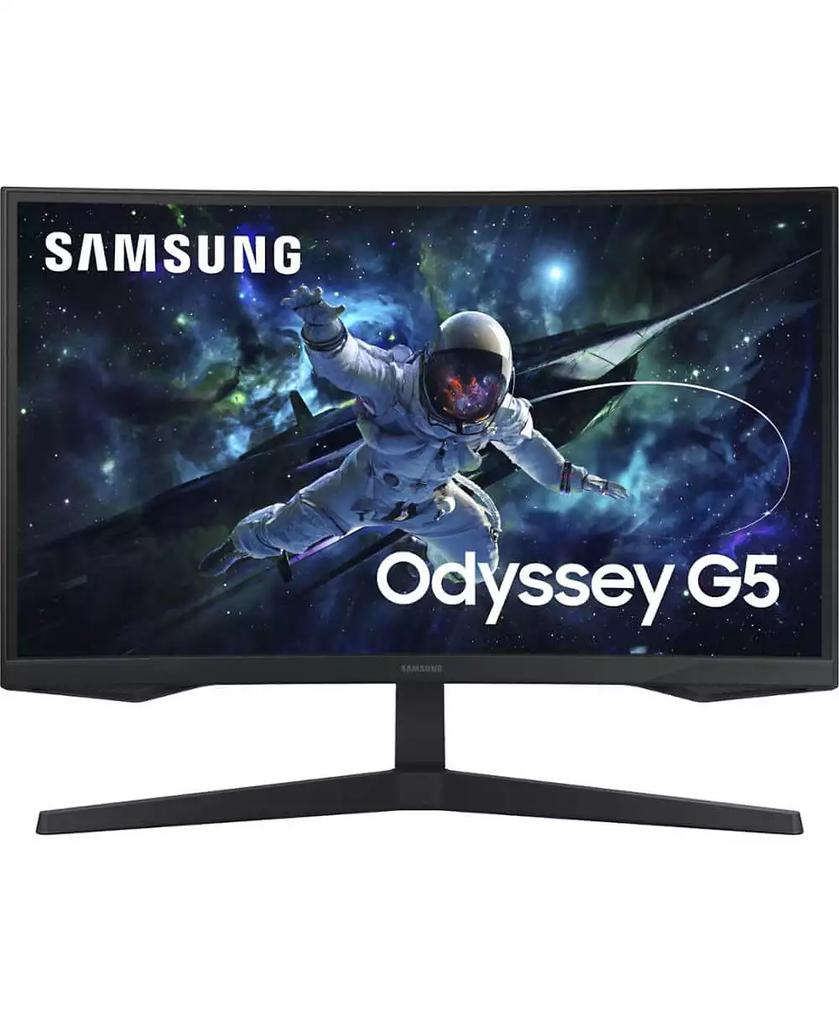 SAMSUNG 27" Odyssey 1000R Curved QHD 165Hz FreeSync Gaming Monitor - Black