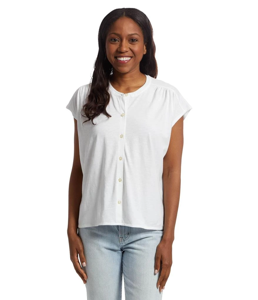 Lilla P Relaxed Button Down Tee 1